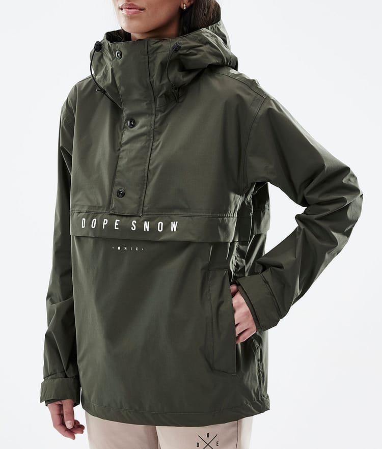 Dope Legacy Light W Outdoor Jacket Women Olive Green, Image 8 of 9