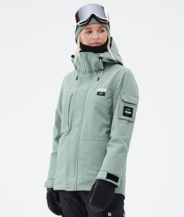Dope Adept W Snowboard Jacket Women Faded Green Renewed