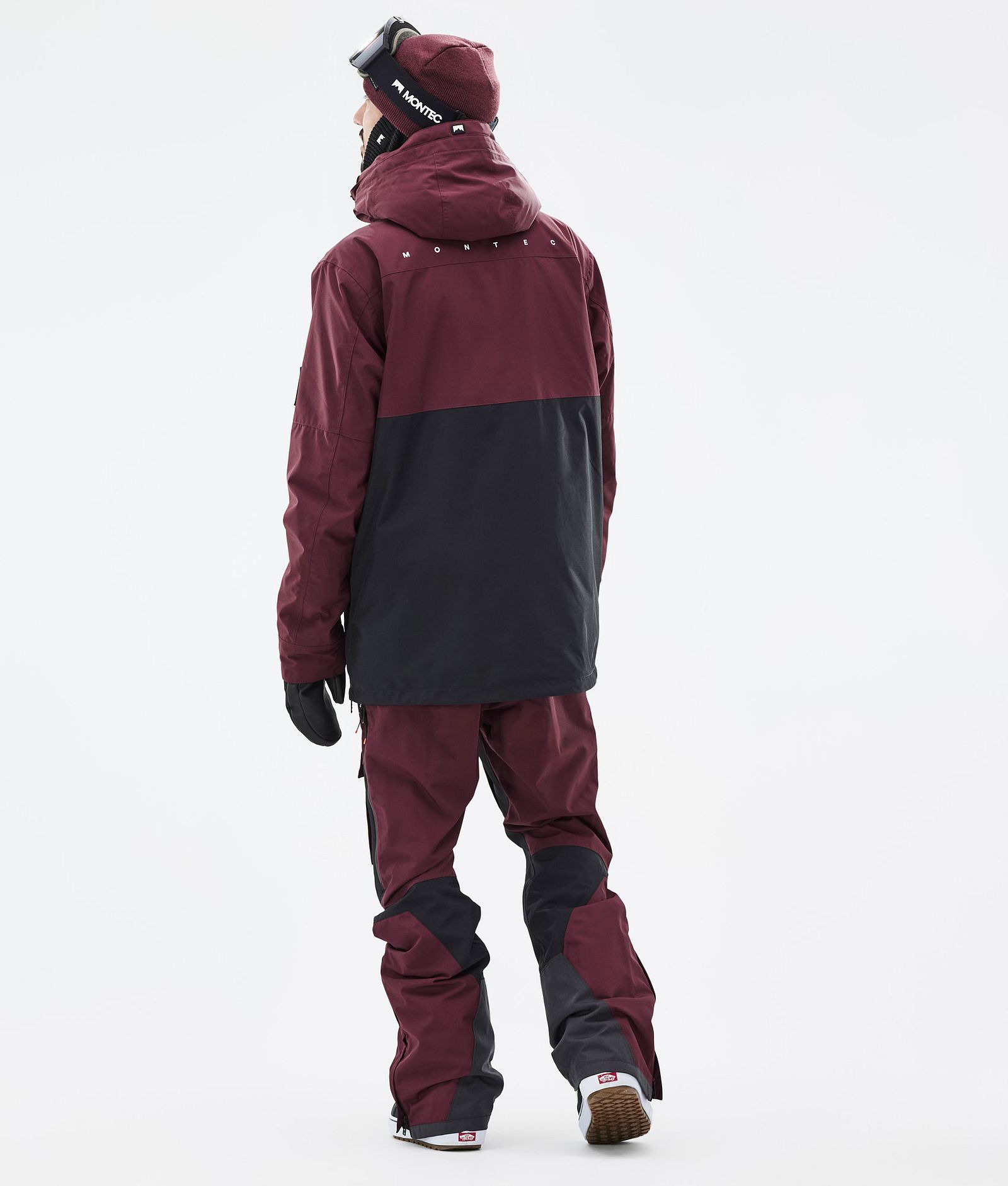 Montec Doom Snowboard Jacket Men Burgundy/Black, Image 5 of 11