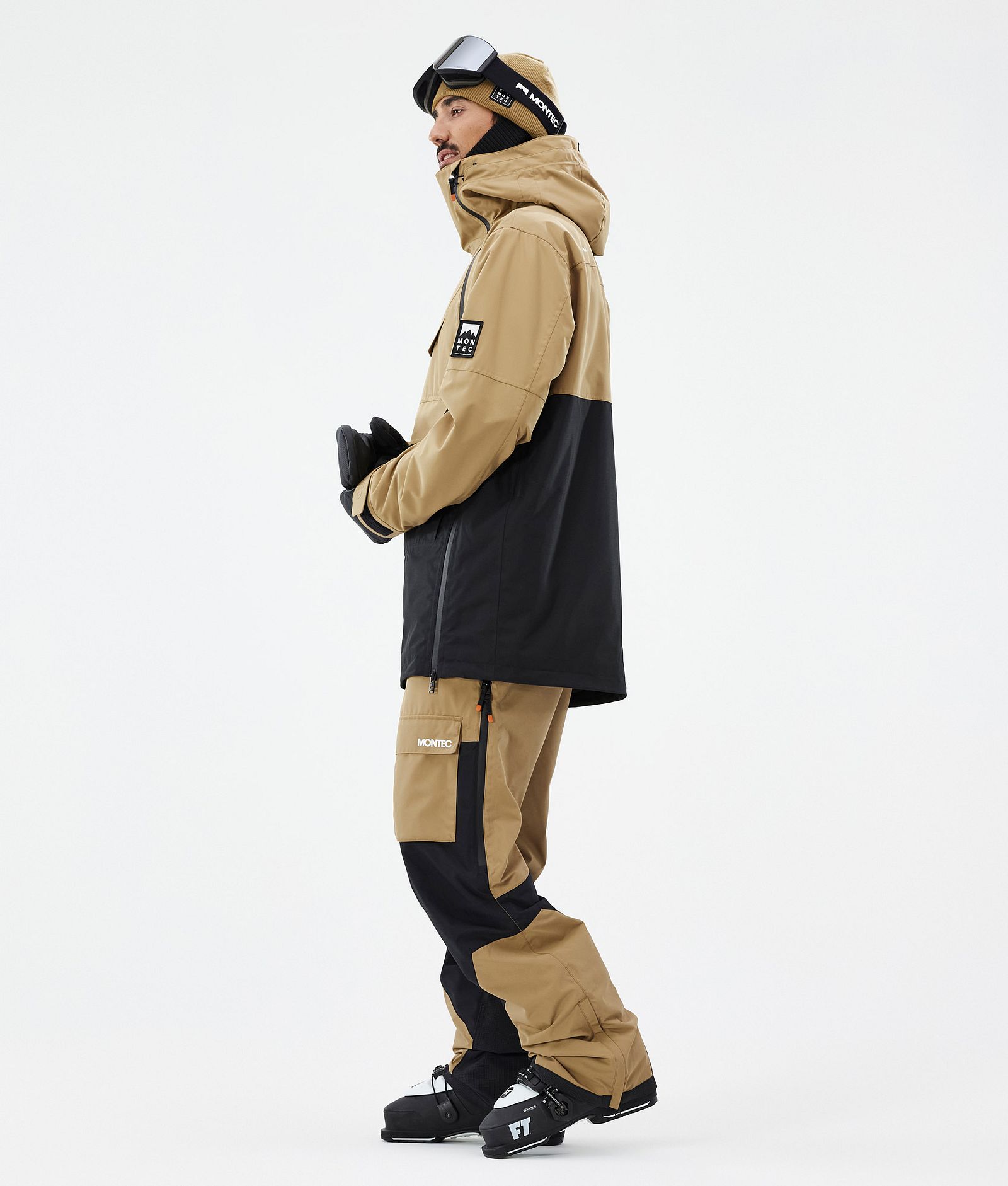 Montec Doom Ski Jacket Men Gold/Black, Image 4 of 11