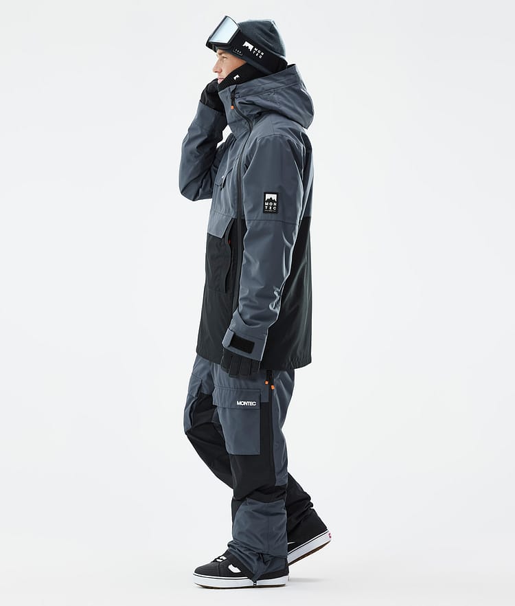 Montec Doom Snowboard Jacket Men Metal Blue/Black, Image 4 of 11