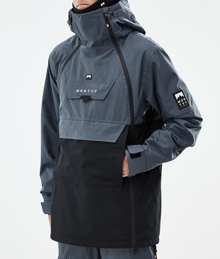 Montec Doom Snowboard Jacket Men Metal Blue/Black, Image 8 of 11