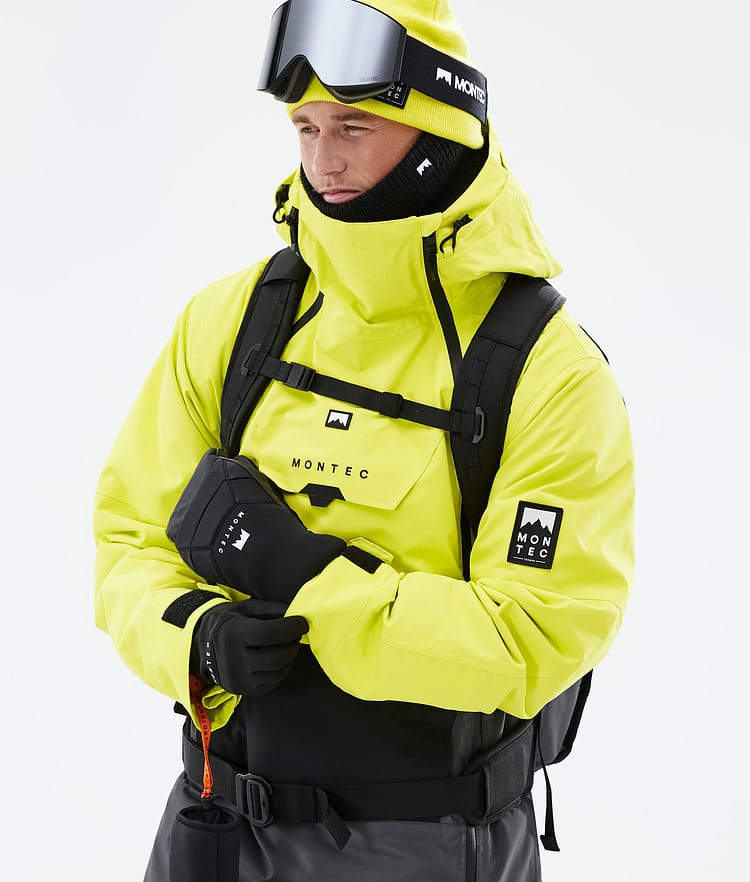 Montec Doom Ski Jacket Men Bright Yellow/Black/Phantom, Image 2 of 11