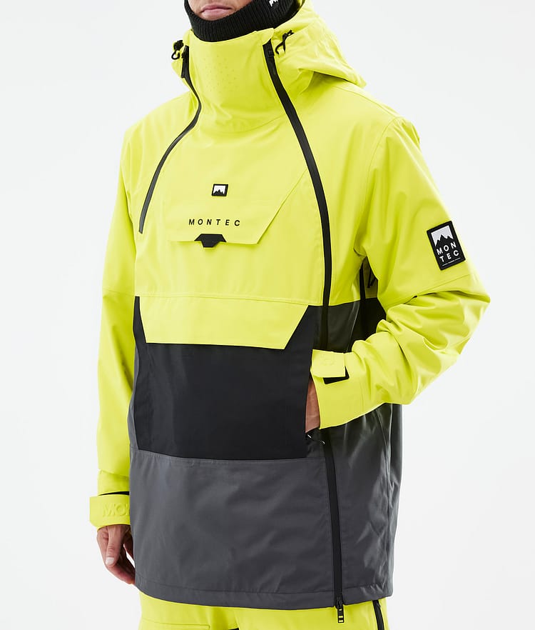 Montec Doom Ski Jacket Men Bright Yellow/Black/Phantom, Image 8 of 11