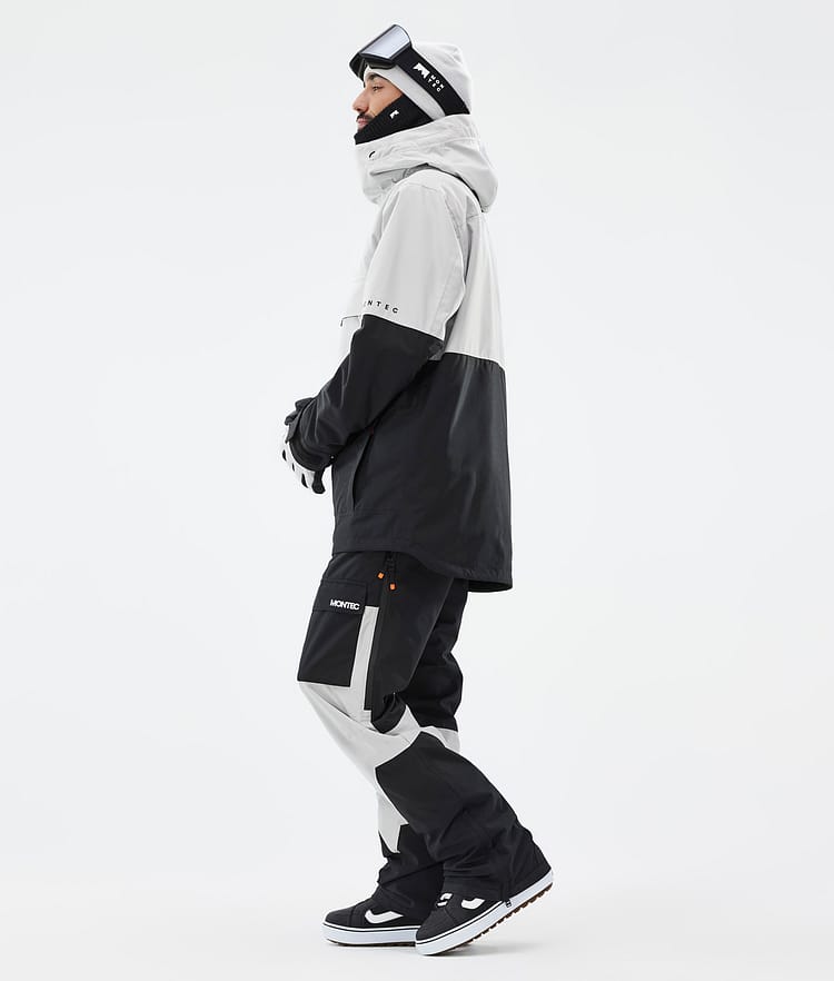 Montec Dune Snowboard Jacket Men Light Grey/Black, Image 4 of 9
