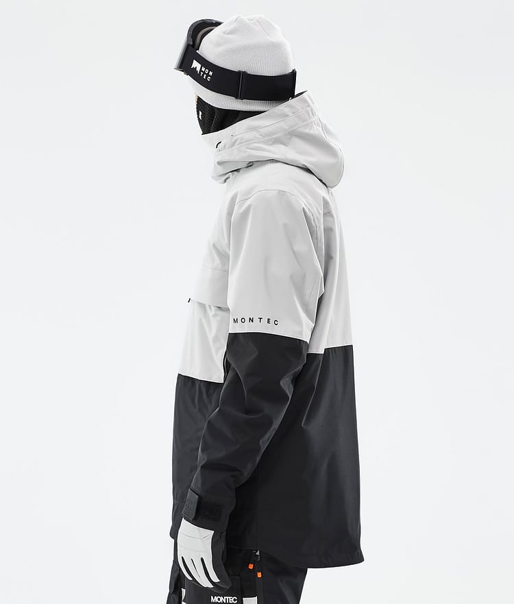 Montec Dune Snowboard Jacket Men Light Grey/Black, Image 6 of 9