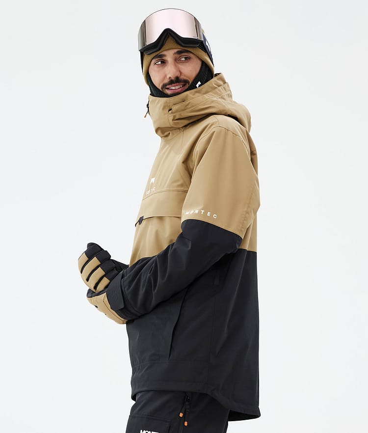 Montec Dune Snowboard Jacket Men Gold/Black, Image 6 of 9