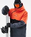 Montec Dune Snowboard Jacket Men Orange/Black/Metal Blue, Image 2 of 9