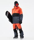 Montec Dune Snowboard Jacket Men Orange/Black/Metal Blue, Image 3 of 9