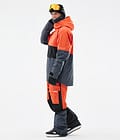 Montec Dune Snowboard Jacket Men Orange/Black/Metal Blue, Image 4 of 9