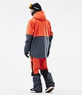 Montec Dune Snowboard Jacket Men Orange/Black/Metal Blue, Image 5 of 9