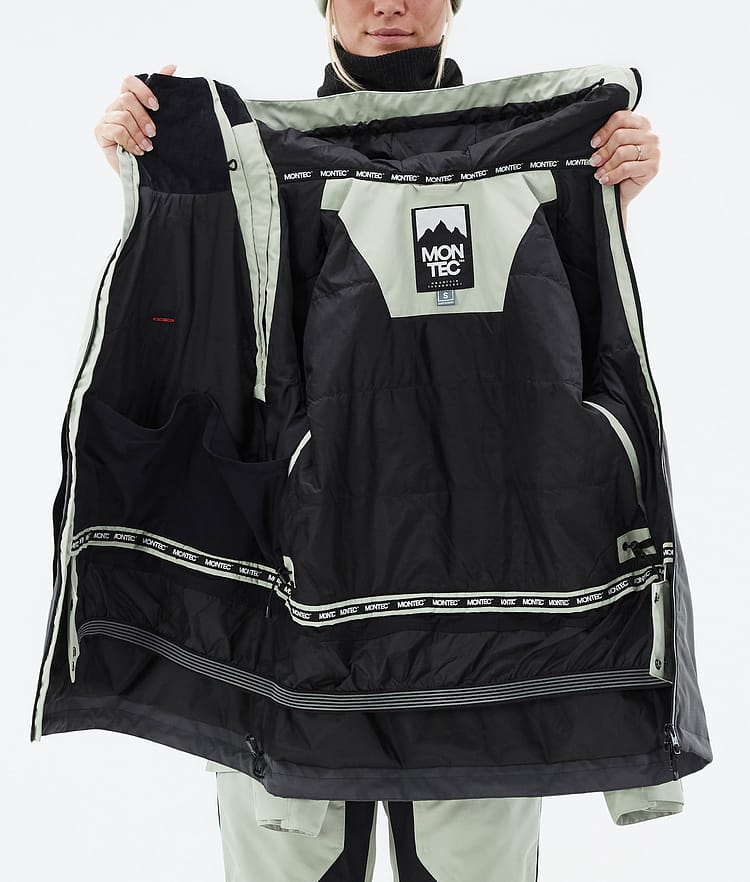 Montec Doom W Snowboard Jacket Women Soft Green/Black/Phantom, Image 11 of 11