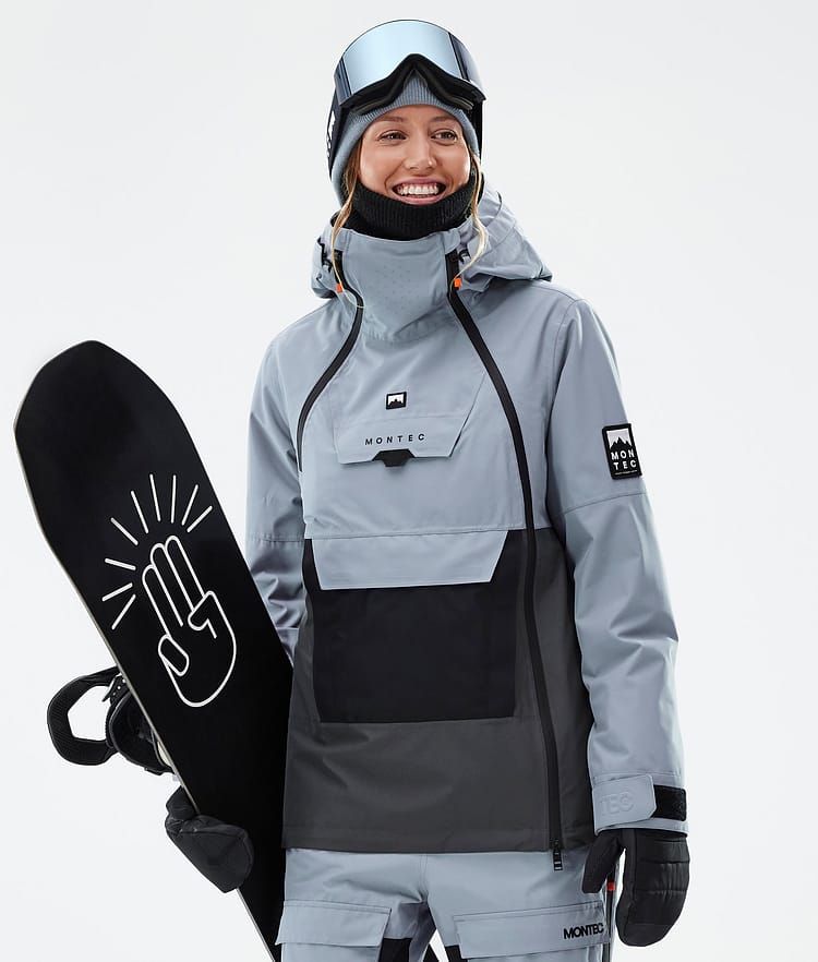 Montec Doom W Snowboard Jacket Women Soft Blue/Black/Phantom, Image 1 of 11