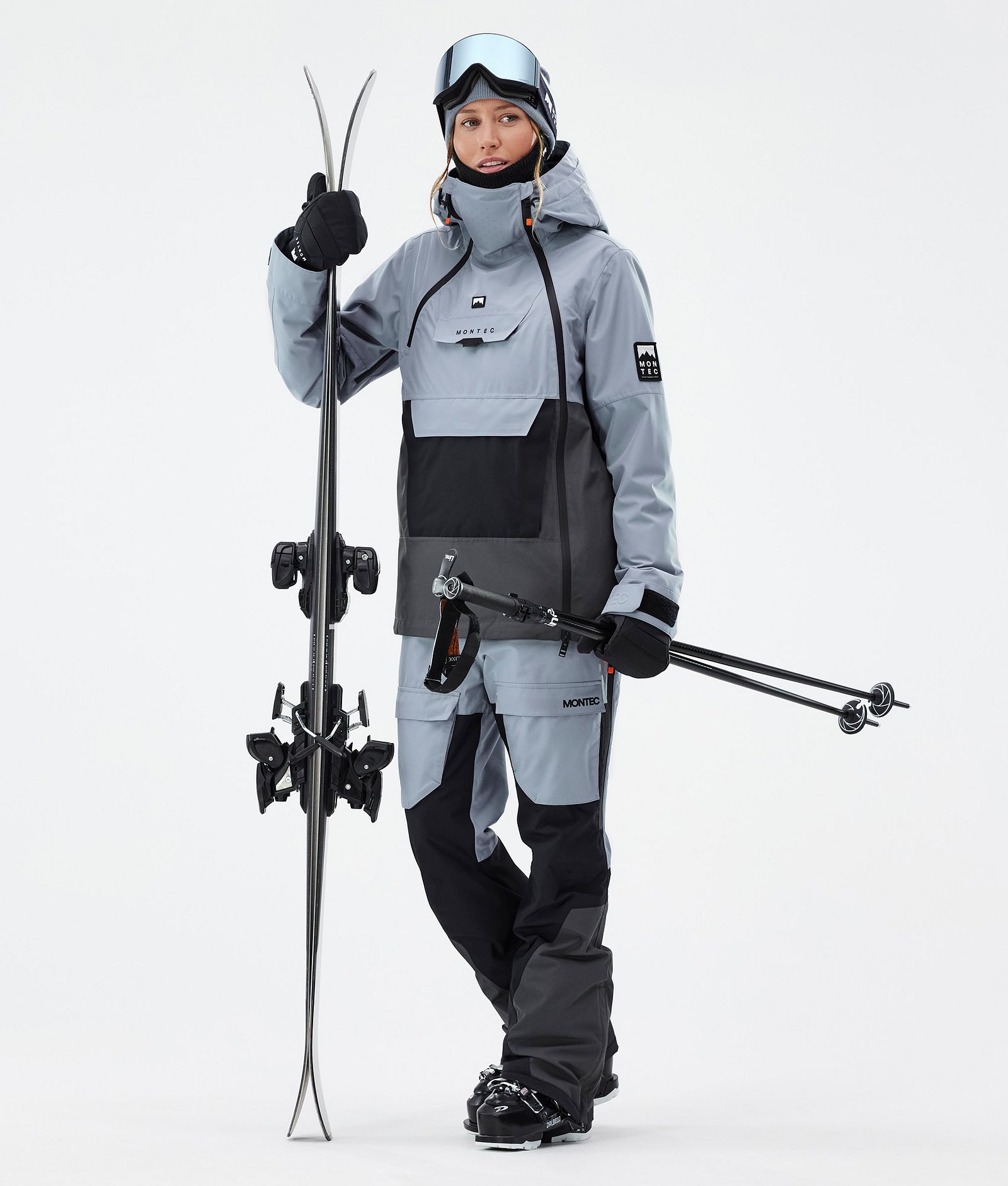 Montec Doom W Ski Jacket Women Soft Blue/Black/Phantom, Image 3 of 11