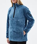 Dope Pile W 2022 Fleece Sweater Women Blue Steel, Image 7 of 8