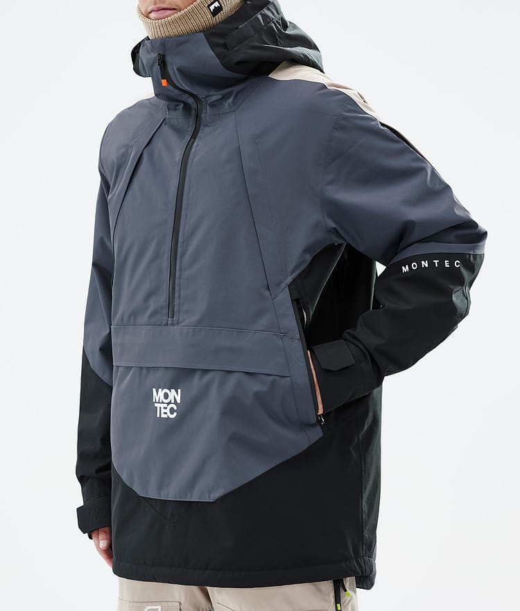 Montec Apex Snowboard Jacket Men Metal Blue/Black/Sand, Image 8 of 10