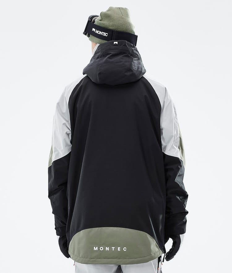 Montec Apex Snowboard Jacket Men Greenish/Black/Light Grey, Image 7 of 10