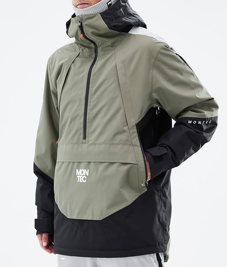 Montec Apex Snowboard Jacket Men Greenish/Black/Light Grey, Image 8 of 10