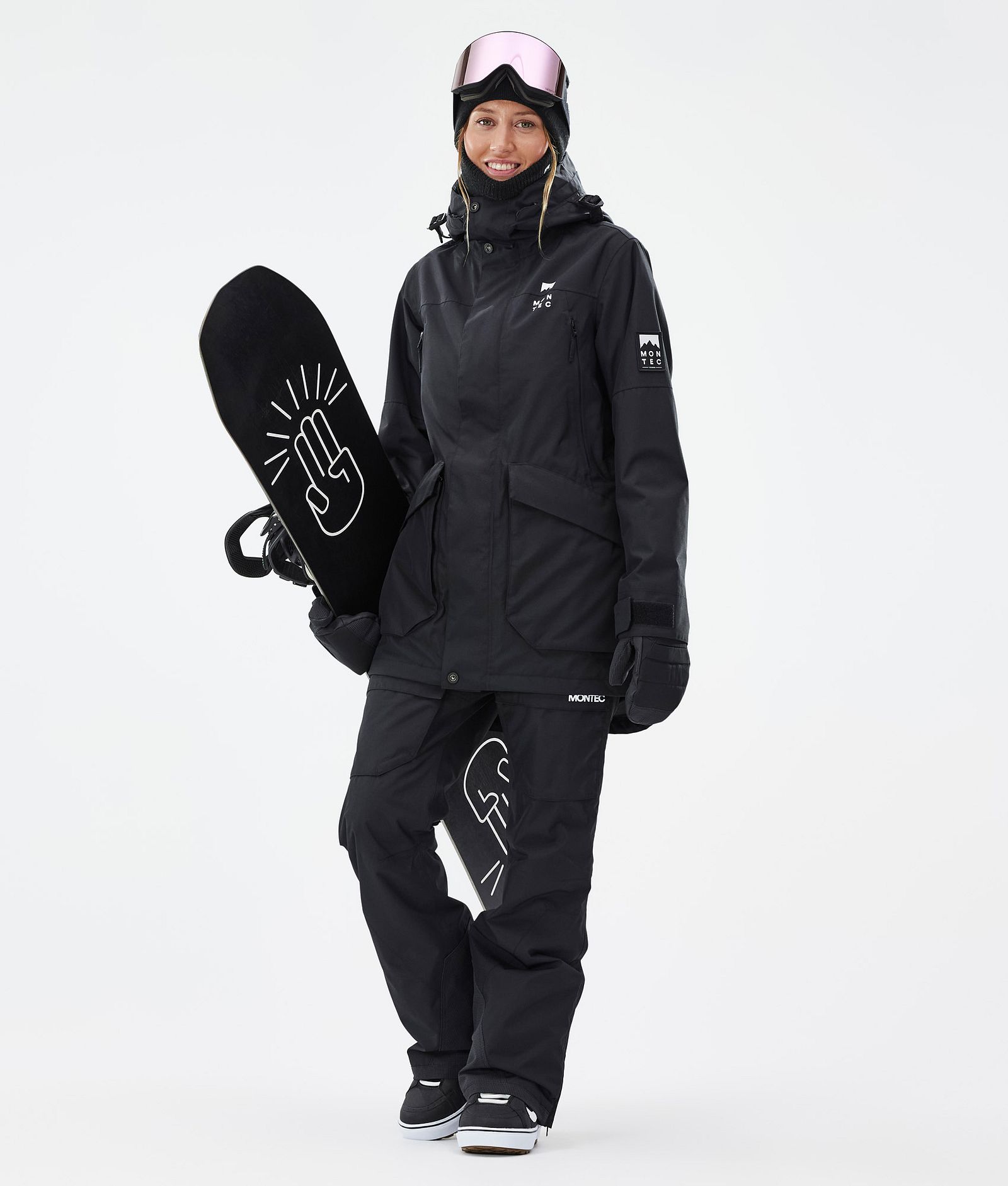 Montec Virago W Snowboard Jacket Women Black, Image 3 of 10