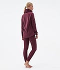 Dope Snuggle W 2022 Base Layer Top Women 2X-Up Burgundy, Image 5 of 6