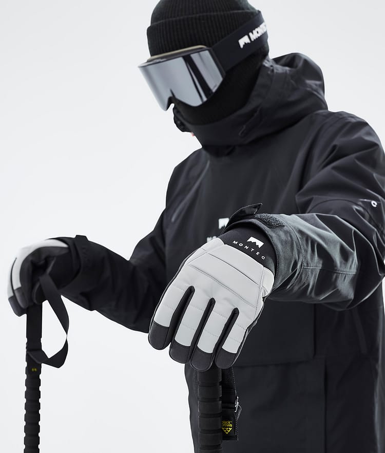 Montec Kilo 2022 Ski Gloves Light Grey, Image 3 of 5