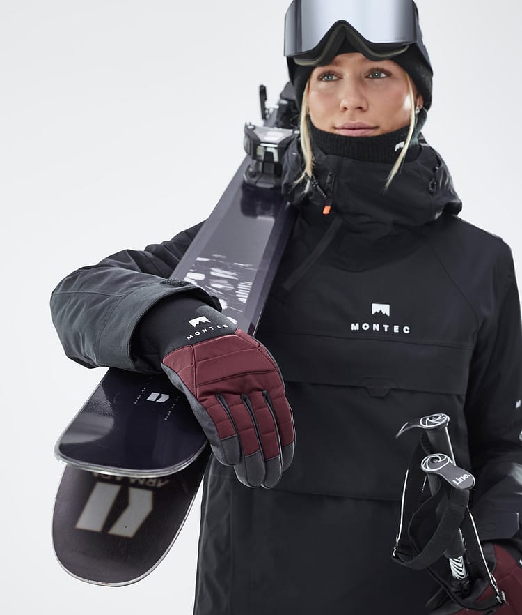 Montec Kilo 2022 Ski Gloves Burgundy, Image 3 of 5
