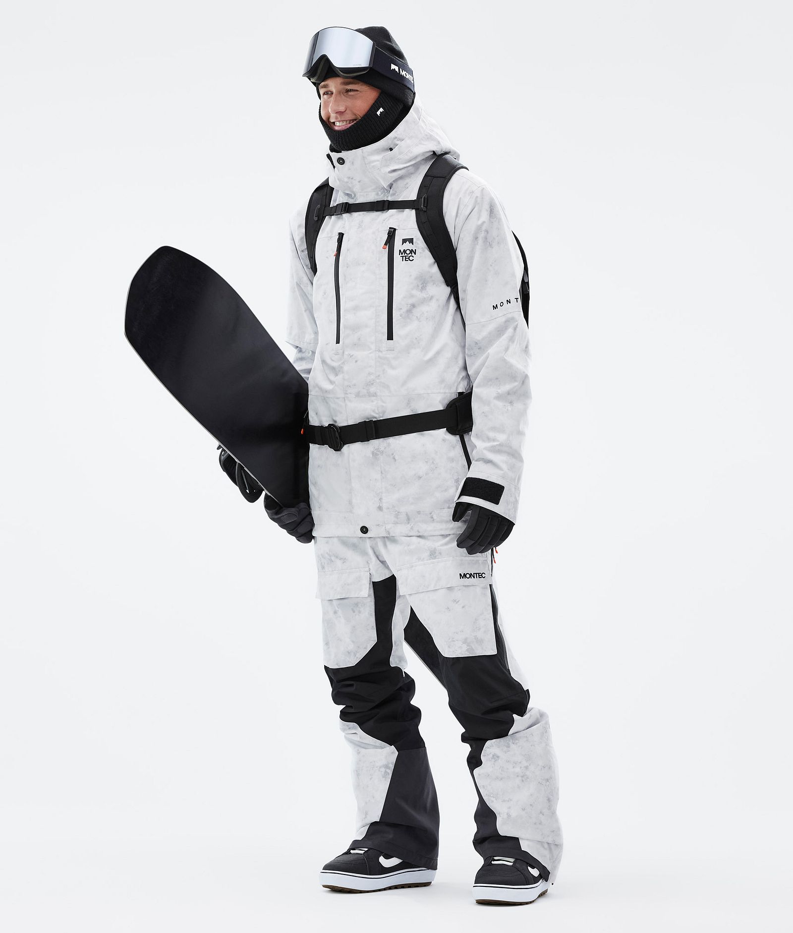 Montec Fawk Snowboard Jacket Men White Tiedye, Image 3 of 10