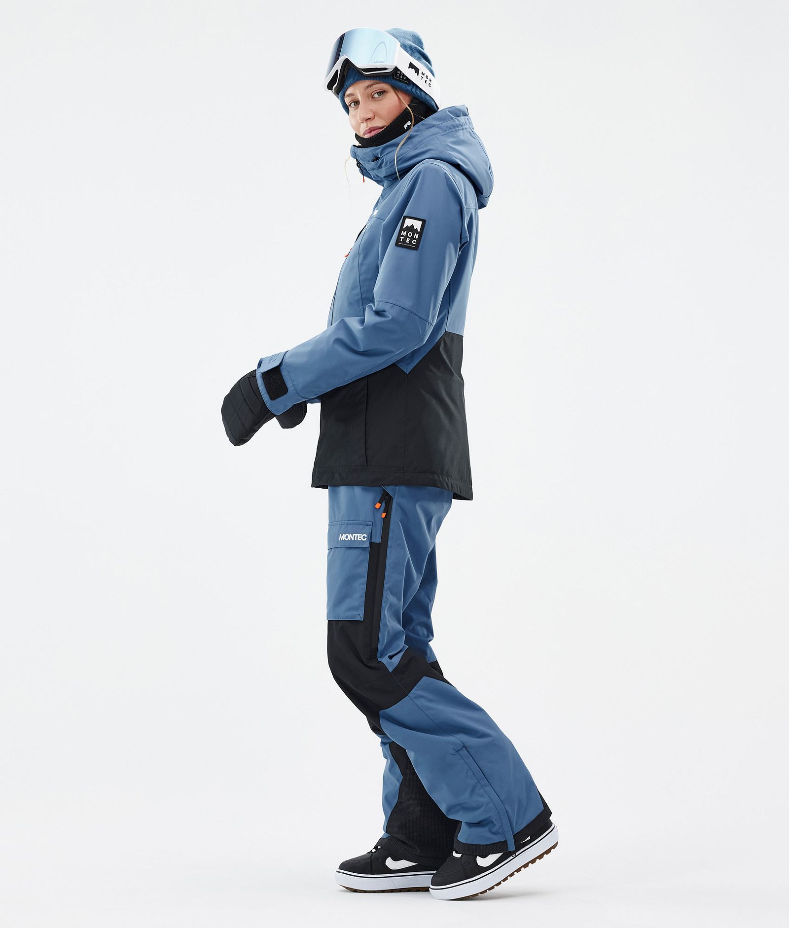 Montec Moss W Snowboard Jacket Women Blue Steel/Black, Image 4 of 10