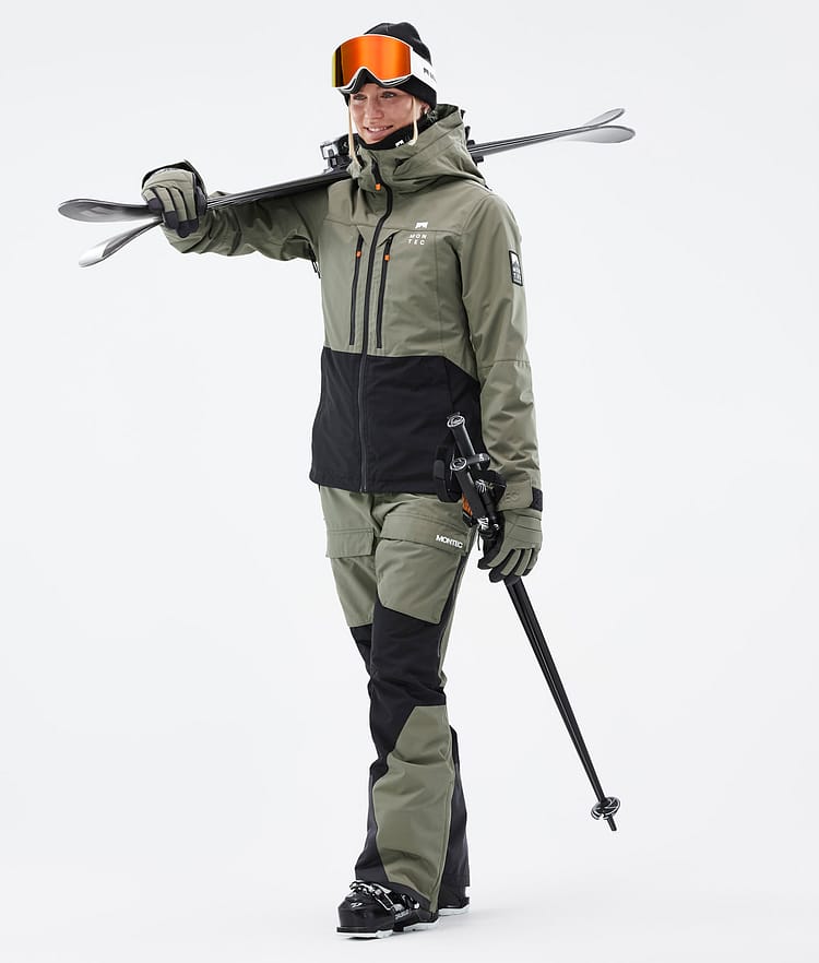 Montec Moss W Ski Jacket Women Greenish/Black, Image 3 of 10