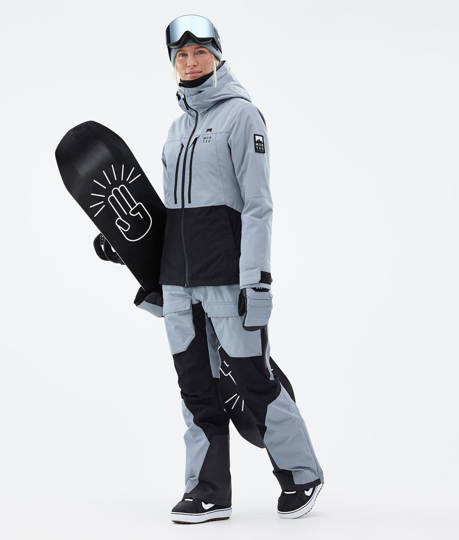 Montec Moss W Snowboard Jacket Women Soft Blue/Black, Image 3 of 10