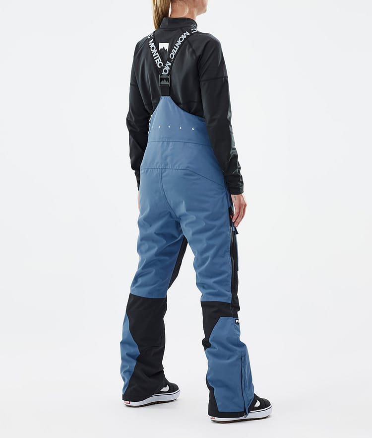 Montec Fawk W Pantalon de Snowboard Femme Blue Steel/Black, Image 4 sur 7