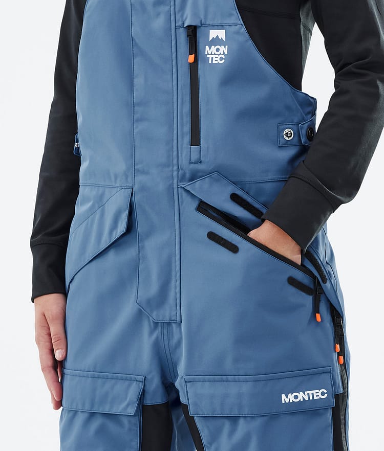 Montec Fawk W Pantalon de Snowboard Femme Blue Steel/Black, Image 5 sur 7