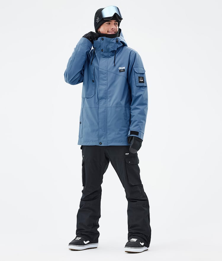 Dope Adept Snowboard Jacket Men Blue Steel Renewed, Image 3 of 9