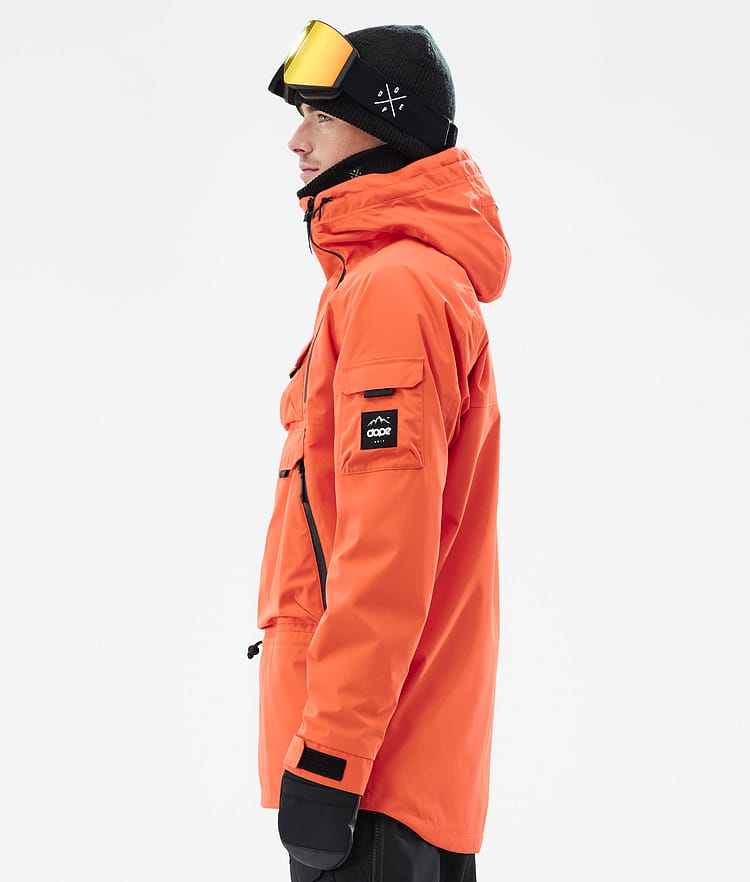 Dope Akin Snowboard Jacket Men Orange, Image 6 of 8