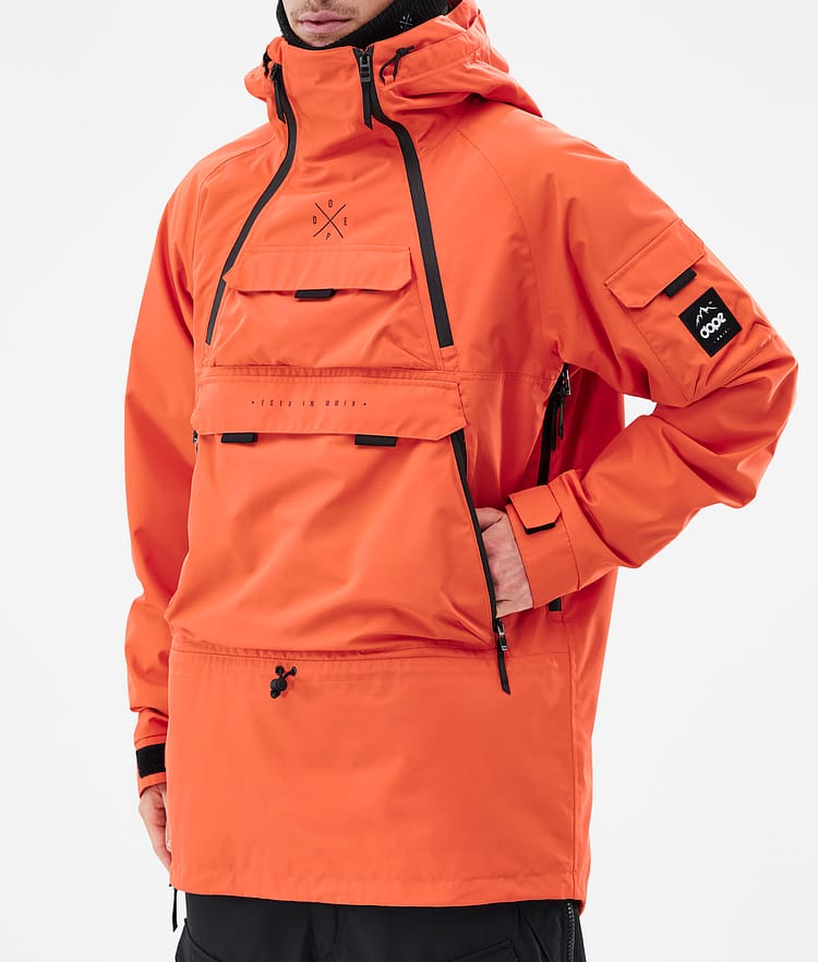 Dope Akin Snowboard Jacket Men Orange, Image 8 of 8