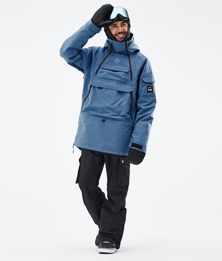 Dope Akin Snowboard Jacket Men Blue Steel, Image 3 of 9