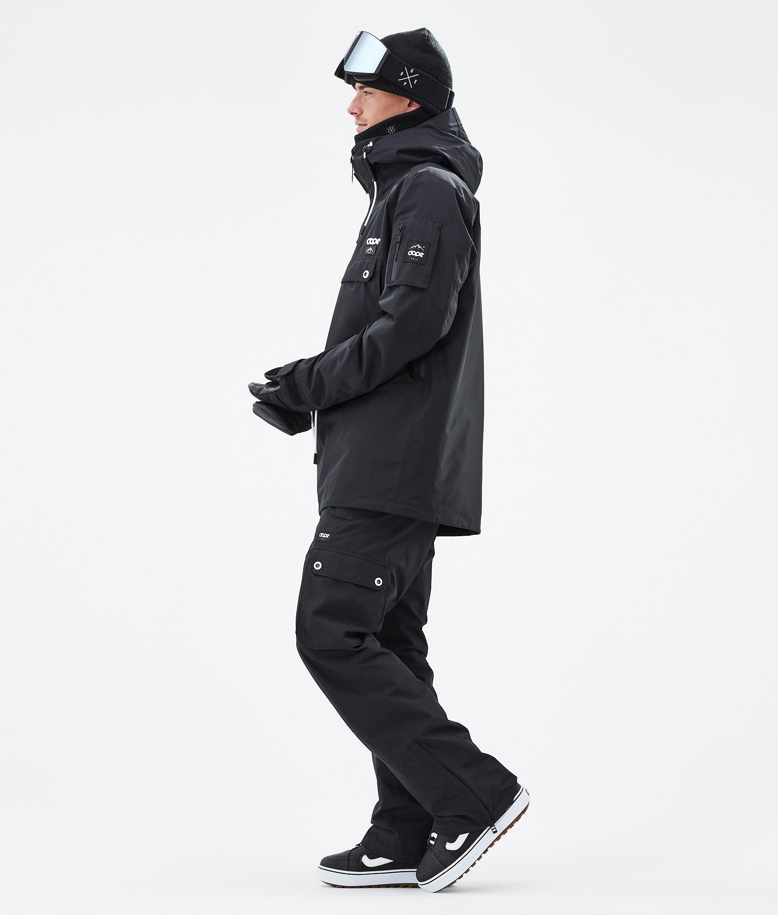 Dope Annok Snowboard Jacket Men Black Renewed