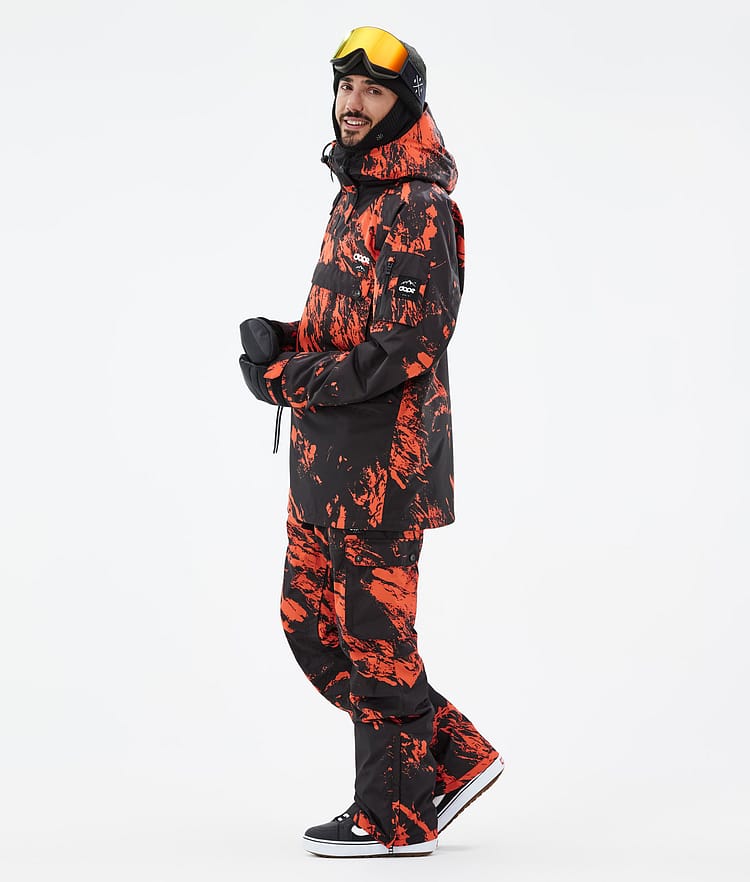 Dope Annok Snowboard Jacket Men Paint Orange, Image 4 of 9