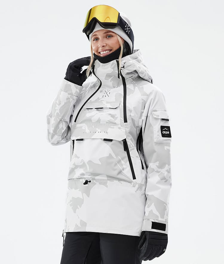 Dope Akin W Snowboard Jacket Women Grey Camo, Image 1 of 8