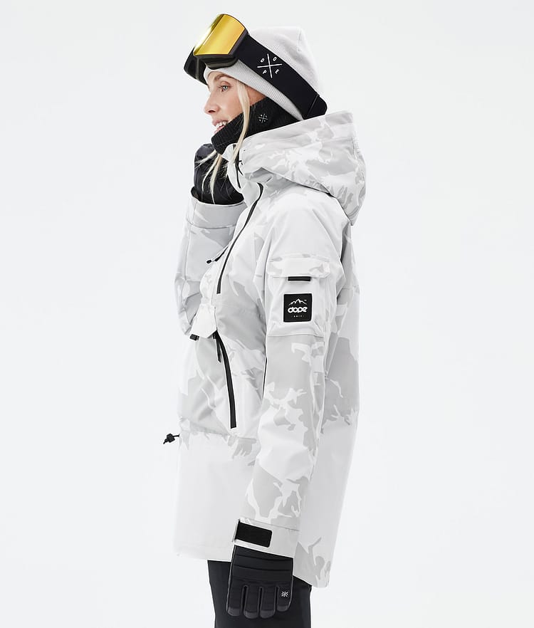 Dope Akin W Snowboard Jacket Women Grey Camo, Image 6 of 8