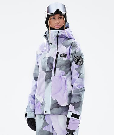 Dope Blizzard W Full Zip Snowboard Jacket Women Blot Violet Renewed