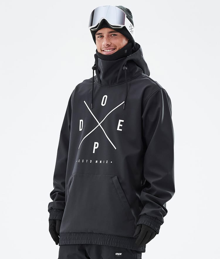 Dope Yeti Snowboard Jacket Men 2X-Up Black, Image 1 of 8
