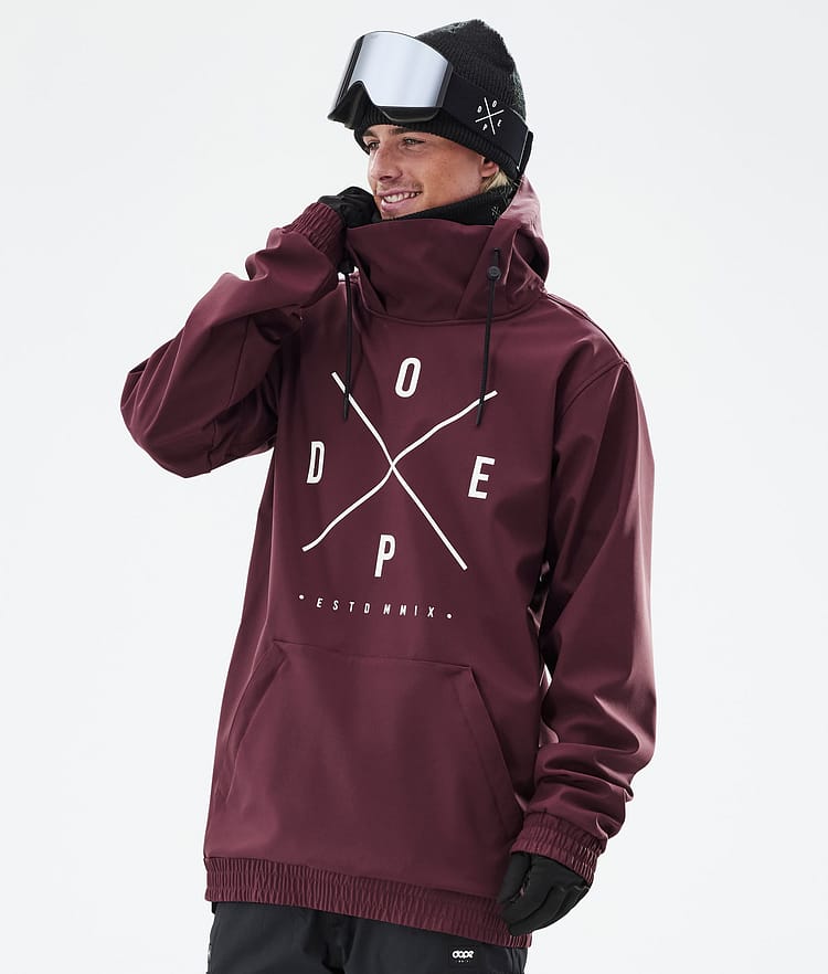 Dope Yeti Ski Jacket Men 2X-Up Burgundy, Image 1 of 8