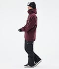 Dope Yeti Snowboard Jacket Men 2X-Up Burgundy Renewed, Image 4 of 8