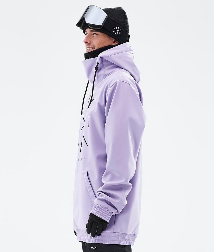 Dope Yeti Snowboard Jacket Men 2X-Up Faded Violet, Image 6 of 7