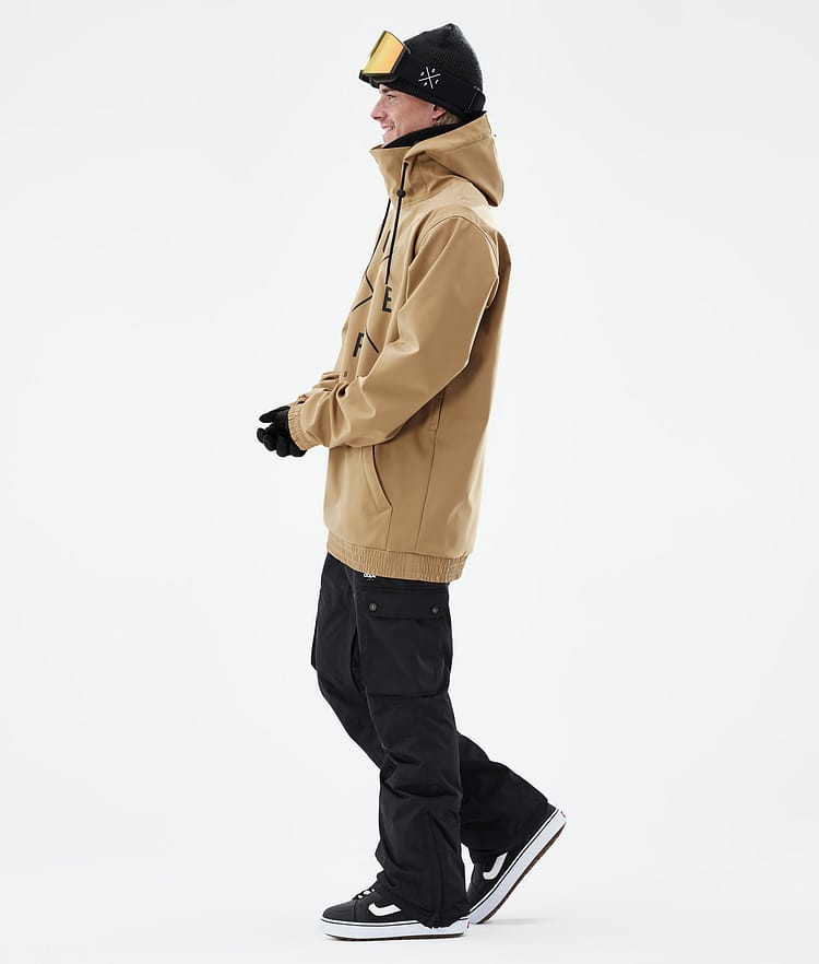 Dope Yeti Snowboard Jacket Men 2X-Up Gold, Image 4 of 7