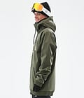 Dope Yeti Ski Jacket Men 2X-Up Olive Green, Image 6 of 8