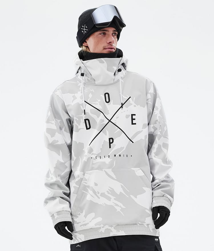 Dope Yeti Snowboard Jacket Men 2X-Up Grey Camo, Image 1 of 8