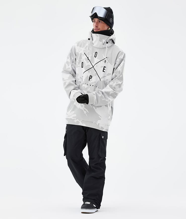Dope Yeti Snowboard Jacket Men 2X-Up Grey Camo, Image 3 of 8