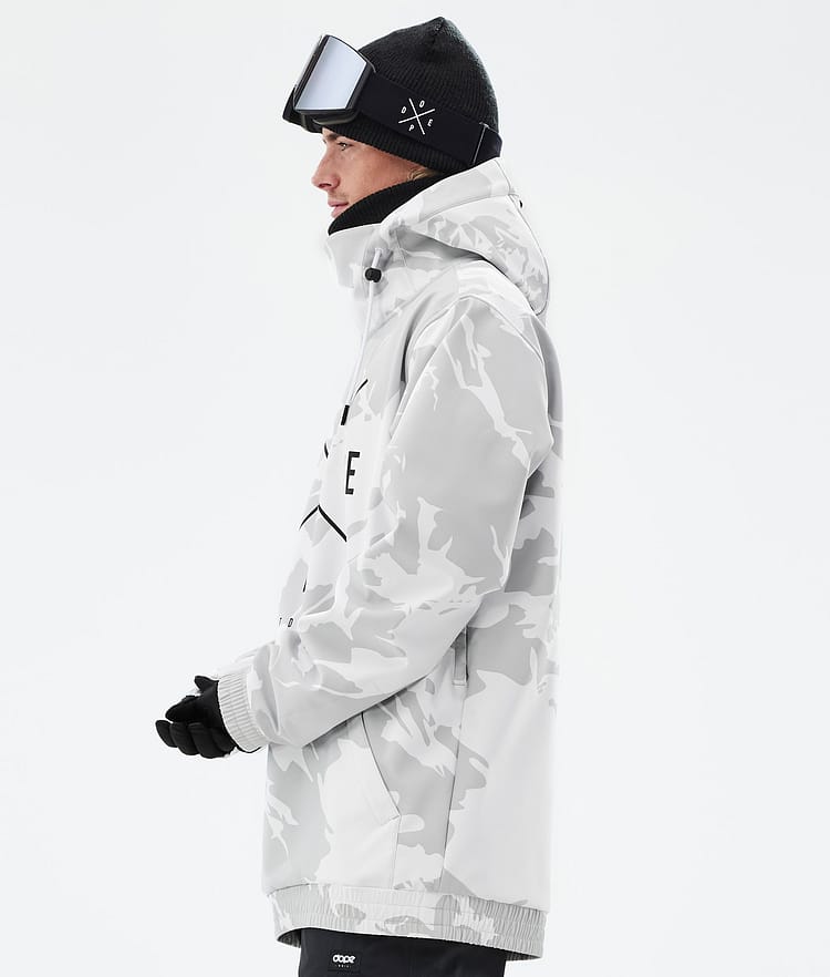 Dope Yeti Snowboard Jacket Men 2X-Up Grey Camo, Image 6 of 8